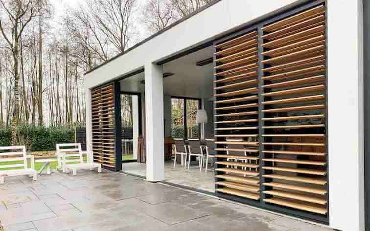 Houten buitenshutters op maat